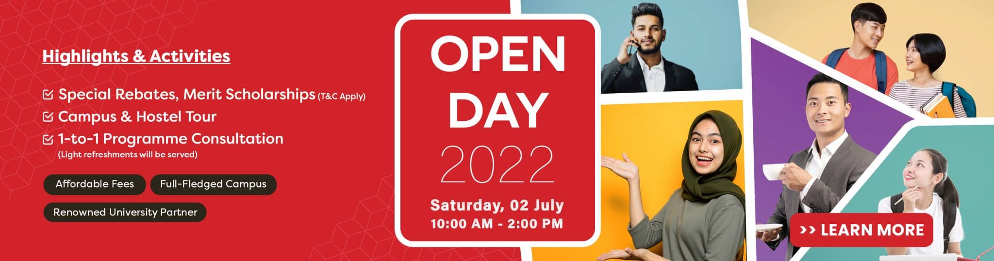 23 July Open Day